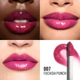 Rimmel Oh My Gloss! Lip Oil - Блеск для губ с увлажняющим действием, 4.5 мл, оттенок 007 Fuschia Punch — фото 4