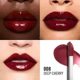 Rimmel Oh My Gloss! Lip Oil - Блеск для губ с увлажняющим действием, 4.5 мл, оттенок 008 Deep Cherry — фото 3