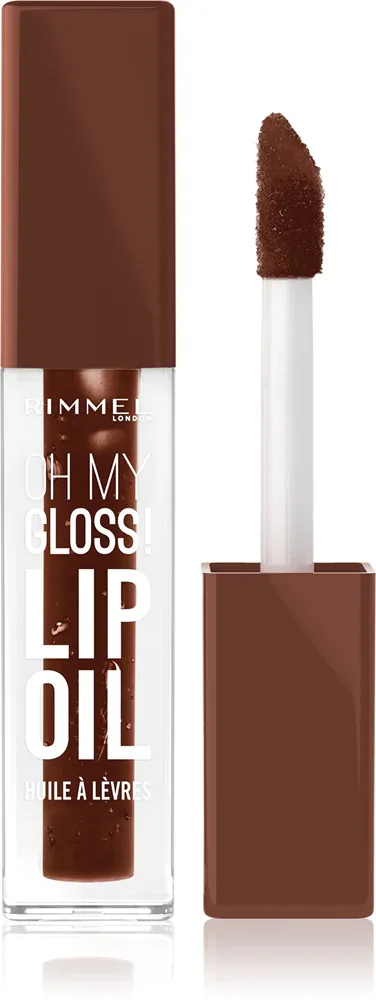 Rimmel Oh My Gloss! Lip Oil - Блеск для губ с увлажняющим действием, 4.5 мл, оттенок 010 Cappuccino Deep