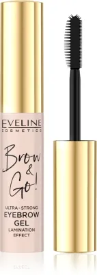 Eveline Cosmetics Brow & Go! - Гель для бровей сильной фиксации, 6 мл