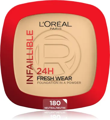 L’Oreal Paris Infaillible Fresh Wear 24h - Тональный крем в порошке, 9 г