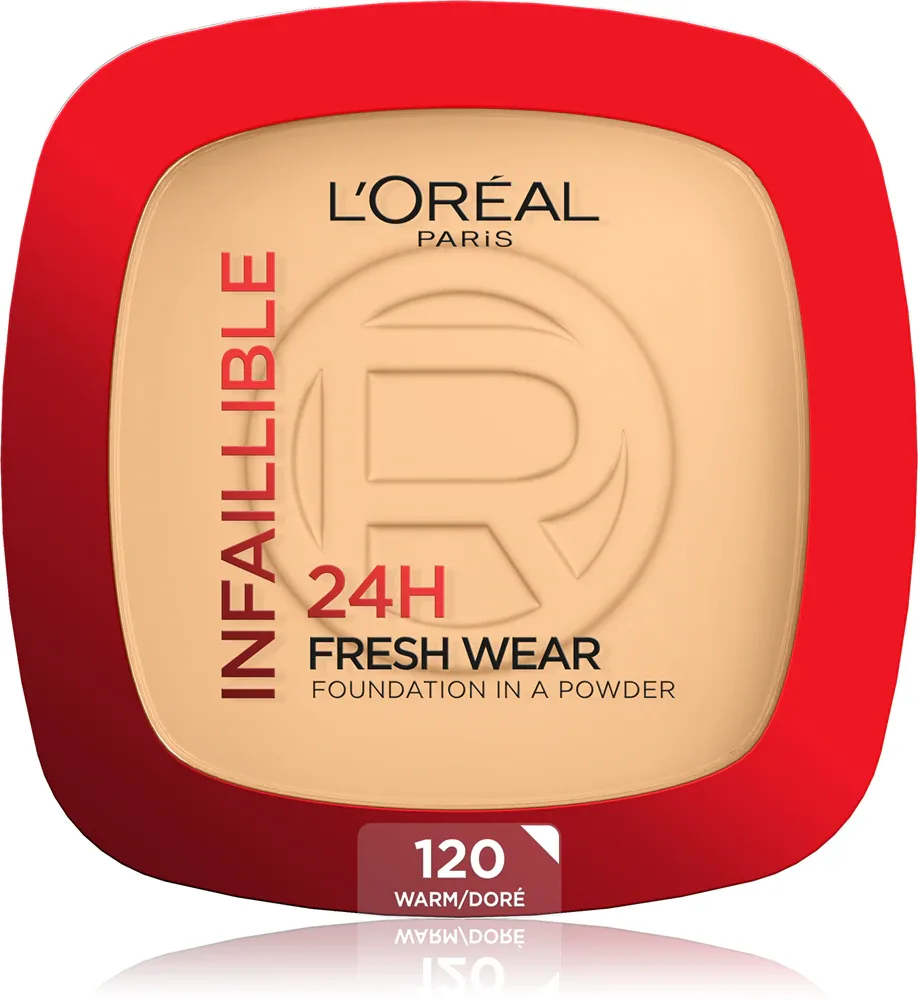 L’Oreal Paris Infaillible Fresh Wear 24h - Тональный крем в порошке, 9 г, оттенок 120 Vanilla