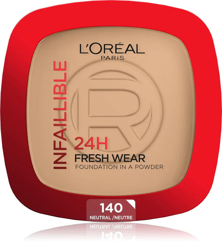 L’Oreal Paris Infaillible Fresh Wear 24h - Тональный крем в порошке, 9 г, оттенок 140