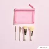BrushArt Basic On-the-go Glam mini make-up brush set - Путешественный набор кистей для макияжа с мини-футляром, 1 шт — фото 3