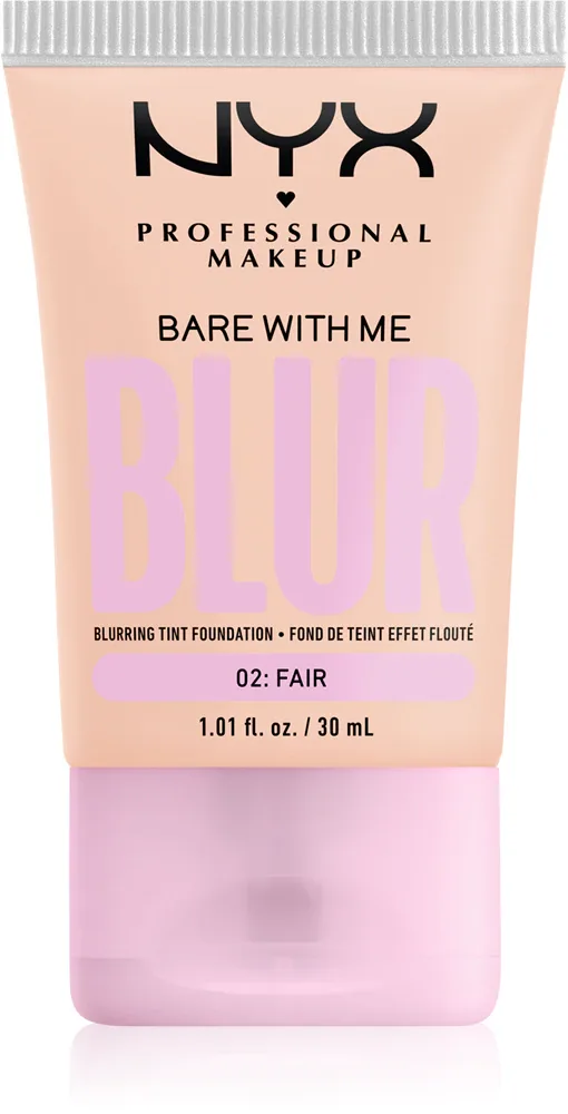 NYX Professional Makeup Bare With Me Blur Tint - Подклад навилжающий, 30 мл, оттенок 02 Fair