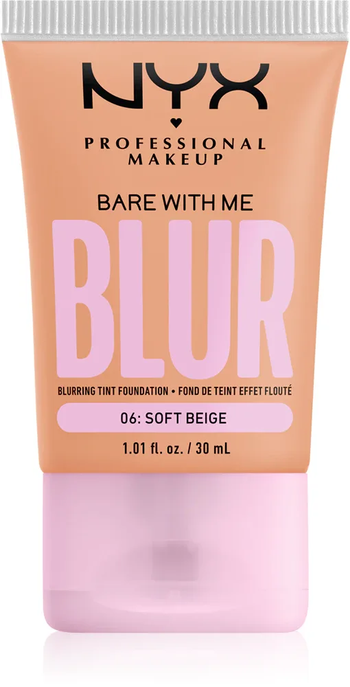 NYX Professional Makeup Bare With Me Blur Tint - Подклад навилжающий, 30 мл, оттенок 06 Soft Beige