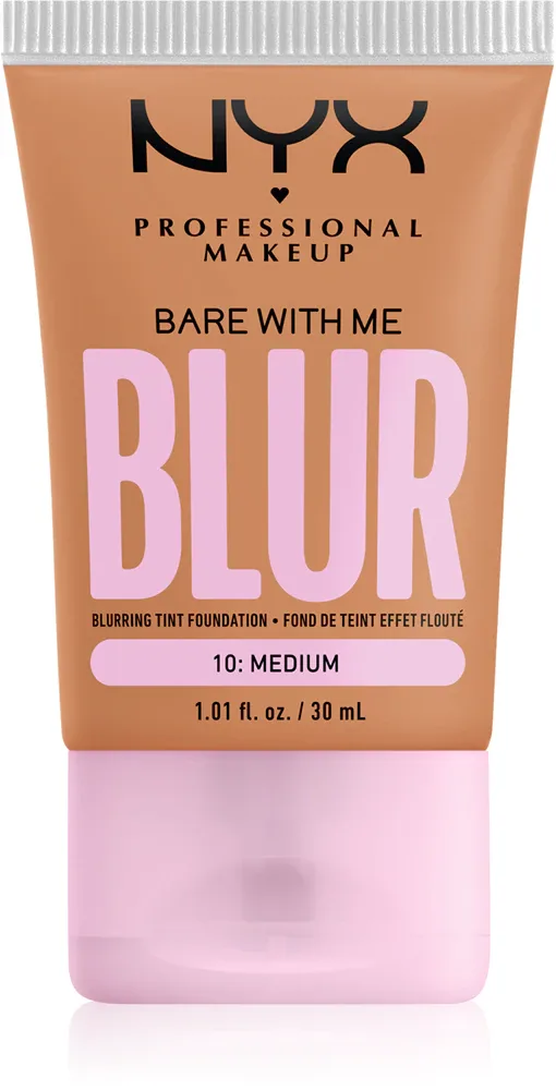 NYX Professional Makeup Bare With Me Blur Tint - Подклад навилжающий, 30 мл, оттенок 10 Medium