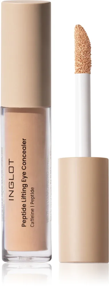 Корректор для лица Inglot Peptide Lifting Eye Concealer кремовый, со средней степенью покрытия, 4,6 мл, оттенок 205 Neutral Beige