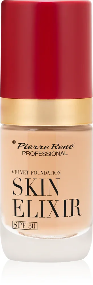 Pierre Rene Skin Elixir - Аксамитный тональный фонд SPF 30, 25 мл, оттенок no. 03 Vanilla Nude