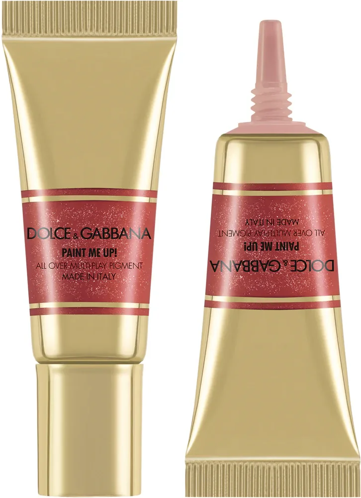 Dolce&Gabbana Bold Paint Me Up! - Многофункциональная косметика для макияжа глаз, губ и лица, 5 мл, оттенок 03 Red Sketch - Metallic Brick Red