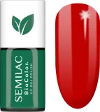 Semilac UV Hybrid BioColor - Гибридный лак для ногтей с использованием УФ, 7 мл, оттенок 719 Red Cranberries — фото 1