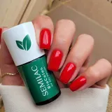 Semilac UV Hybrid BioColor - Гибридный лак для ногтей с использованием УФ, 7 мл, оттенок 719 Red Cranberries — фото 3