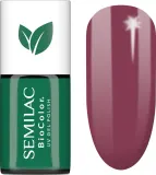 Semilac UV Hybrid BioColor - Гибридный лак для ногтей с использованием УФ, 7 мл, оттенок 718 Natural Cyclamen — фото 1