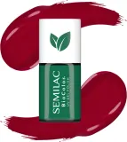Semilac UV Hybrid BioColor - Гибридный лак для ногтей с использованием УФ, 7 мл, оттенок 729 Dark Cherry — фото 2