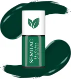 Semilac UV Hybrid BioColor - Гибридный лак для ногтей с использованием УФ, 7 мл, оттенок 731 Bottle Green — фото 2