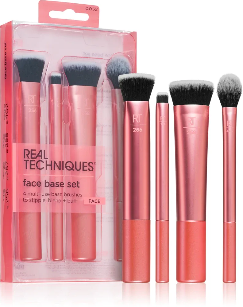 Real Techniques Original Collection Face - Набор кистей для идеального макияжа, 4 шт