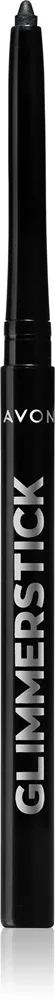 Карандаш для глаз Avon Glimmerstick Diamond с блёстками, чёрный, оттенок Black Ice