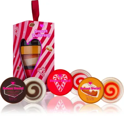 I Heart Revolution Xmas 2025 Lip Balm Trio - Праздничный набор подарочный, 1 шт