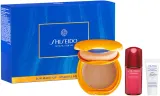 Shiseido Expert Sun Protector Tanning Compact Foundation SPF10 - Подарочный набор оттенка Бронза, оттенок Bronze — фото 1