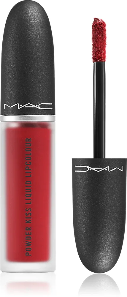 MAC Cosmetics Powder Kiss Liquid Lipcolour - Матовая жидкая помада, 5 мл, оттенок Haute Pants