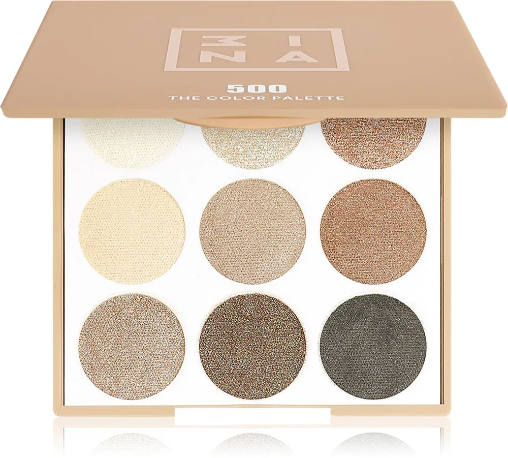 3INA The Color Palette - Палетка теней для век: палетка теней для век, 9 г, оттенок 500 Multicolor