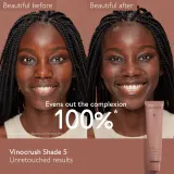 Caudalie Vinocrush Skin Tint - CC крем выравнивающий тон кожи с увлажняющим действием, 30 мл, оттенок 5 — фото 3