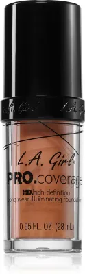 L.A. Girl Cosmetics PRO. Coverage - Светлый тональный флюид, 28 мл