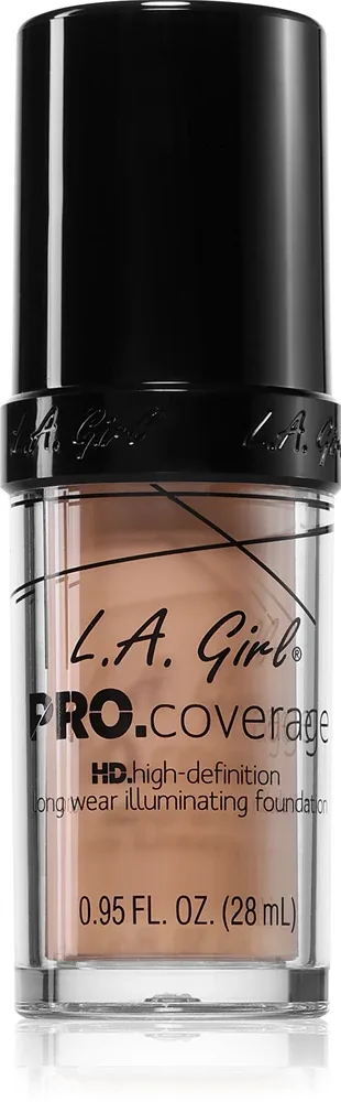 L.A. Girl Cosmetics PRO. Coverage - Светлый тональный флюид, 28 мл, оттенок Fair