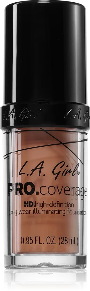 L.A. Girl Cosmetics PRO. Coverage - Светлый тональный флюид, 28 мл, оттенок Beige