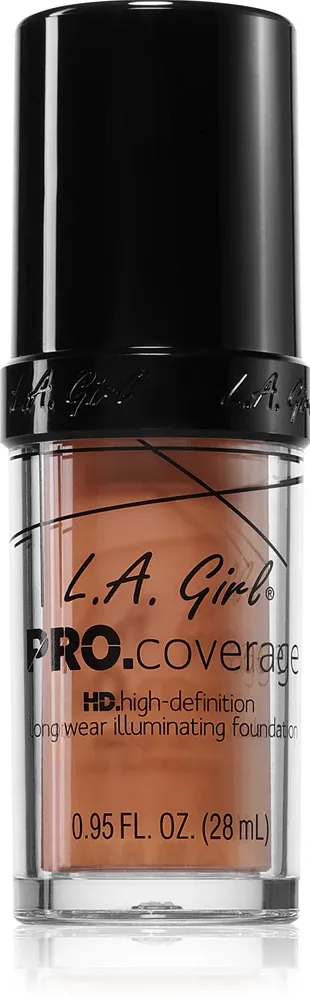 L.A. Girl Cosmetics PRO. Coverage - Светлый тональный флюид, 28 мл, оттенок Tan