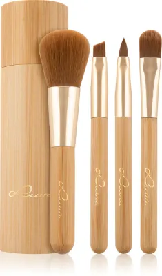 Luvia Cosmetics Bamboo Travel - Косметический набор кистей для путешествий, 5 шт