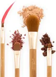 Luvia Cosmetics Bamboo Travel - Косметический набор кистей для путешествий, 5 шт — фото 3