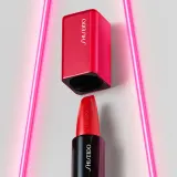 Shiseido Makeup Technosatin gel lipstick - Бархатная помада, 4 г, оттенок 416 Red Shift — фото 5