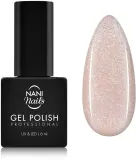 Гель-лак для ногтей NaniNails NANI Professional белый, с лампой UV/LED, стойкий, 6 мл, оттенок Sweet Pink Glitter — фото 1