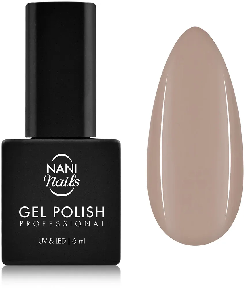 Гель-лак для ногтей NaniNails NANI Professional белый, с лампой UV/LED, стойкий, 6 мл, оттенок Light Coffee