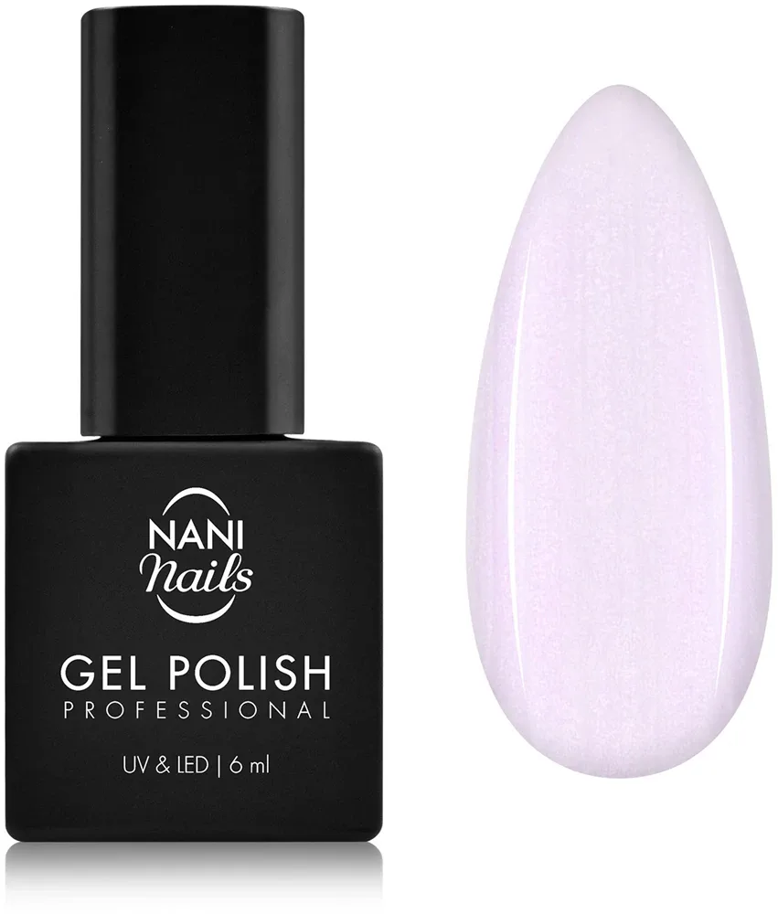 Гель-лак для ногтей NaniNails NANI Professional белый, с лампой UV/LED, стойкий, 6 мл, оттенок Lila Sheen