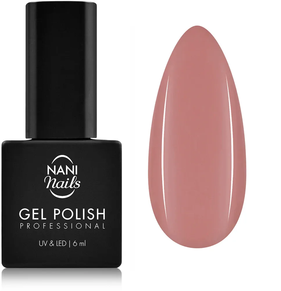 Гель-лак для ногтей NaniNails NANI Professional белый, с лампой UV/LED, стойкий, 6 мл, оттенок Terracotta Rose