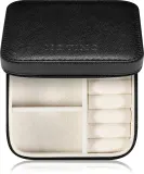 Шкатулка для украшений Notino Classy Collection Jewellery box чёрная, с отделениями, на молнии, 10,3 × 5,5 × 10,3 см Black — фото 1