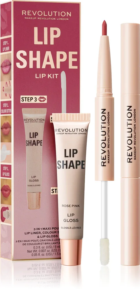Makeup Revolution Lip Shape Kit - Набор для губ, 1 шт
