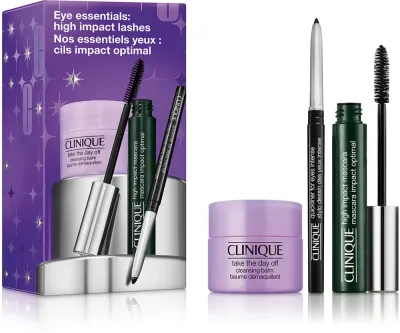 Clinique Holiday Eye Essentials: High Impact Lashes - Праздничный набор для глаз, 1 шт