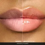 Smashbox Halo Plump + Glow Lip Gloss - Увлажняющий блеск для губ, оптически увеличивающий объем, 4.6 мл, оттенок Energy — фото 4