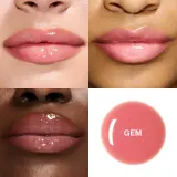 Smashbox Halo Plump + Glow Lip Gloss - Увлажняющий блеск для губ, оптически увеличивающий объем, 4.6 мл, оттенок Gem — фото 3