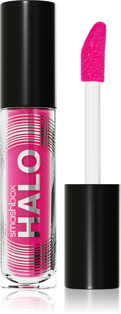 Smashbox Halo Plump + Glow Lip Gloss - Увлажняющий блеск для губ, оптически увеличивающий объем, 4.6 мл, оттенок Aura