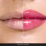 Smashbox Halo Plump + Glow Lip Gloss - Увлажняющий блеск для губ, оптически увеличивающий объем, 4.6 мл, оттенок Aura — фото 4