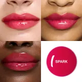 Smashbox Halo Plump + Glow Lip Gloss - Увлажняющий блеск для губ, оптически увеличивающий объем, 4.6 мл, оттенок Spark — фото 3
