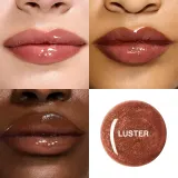 Smashbox Halo Plump + Glow Lip Gloss - Увлажняющий блеск для губ, оптически увеличивающий объем, 4.6 мл, оттенок Luster — фото 3