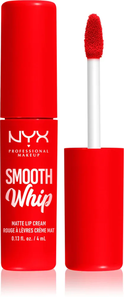 NYX Professional Makeup Smooth Whip Matte Lip Cream - Бархатная помадка с эффектом разглаживания, 4 мл, оттенок 12 Icing On Top