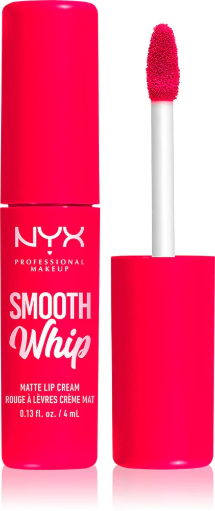 NYX Professional Makeup Smooth Whip Matte Lip Cream - Бархатная помадка с эффектом разглаживания, 4 мл, оттенок 10 Pillow Fight