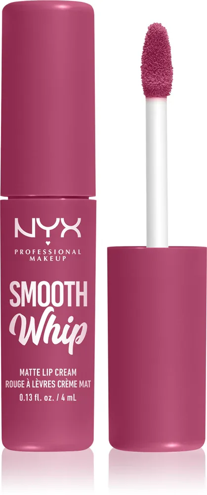 NYX Professional Makeup Smooth Whip Matte Lip Cream - Бархатная помадка с эффектом разглаживания, 4 мл, оттенок 18 Onesie Funsie