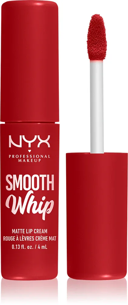 NYX Professional Makeup Smooth Whip Matte Lip Cream - Бархатная помадка с эффектом разглаживания, 4 мл, оттенок 14 Velvet Robe